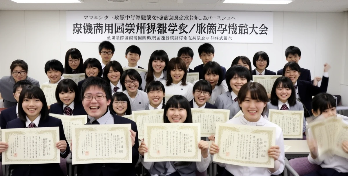 修了式・発表会の様子